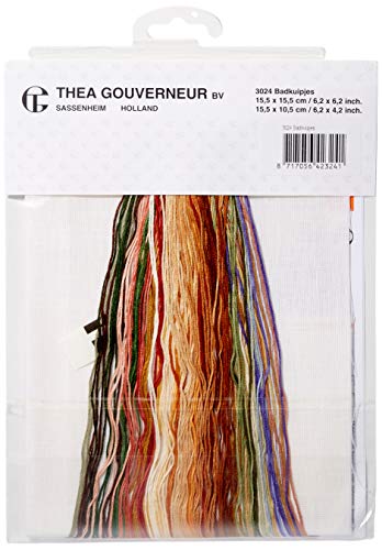 Thea Gouverneur 3024 Kreuzstich-Set, Mehrfarbig, 15.5x15.5cm von Thea Gouverneur