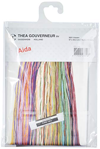 Thea Gouverneur 3051A Kreuzstich-Set, Mehrfarbig, 47x35cm von Thea Gouverneur