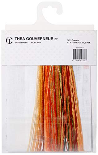 Thea Gouverneur 3075 Kreuzstich-Set, Mehrfarbig, 17x15cm von Thea Gouverneur