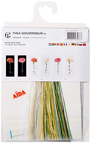 Thea Gouverneur 466A Kreuzstich-Set, Mehrfarbig, 17x42cm von Thea Gouverneur
