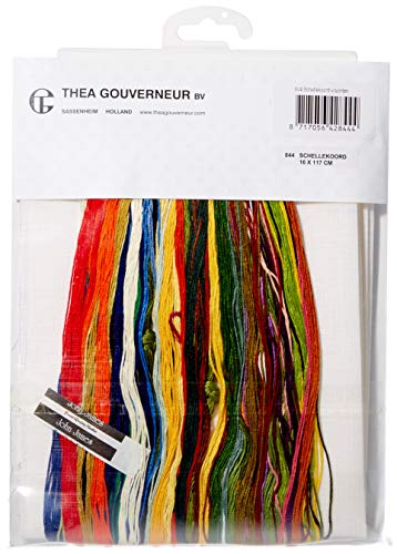 Thea Gouverneur 844 Kreuzstich-Set, Mehrfarbig, 16x117cm von Thea Gouverneur