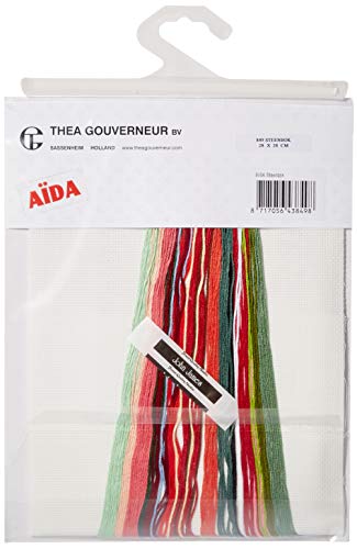 Thea Gouverneur 849A Kreuzstich-Set, Mehrfarbig, 28x28cm von Thea Gouverneur