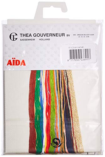 Thea Gouverneur 891A Kreuzstich-Set, Mehrfarbig, 25x31cm von Thea Gouverneur