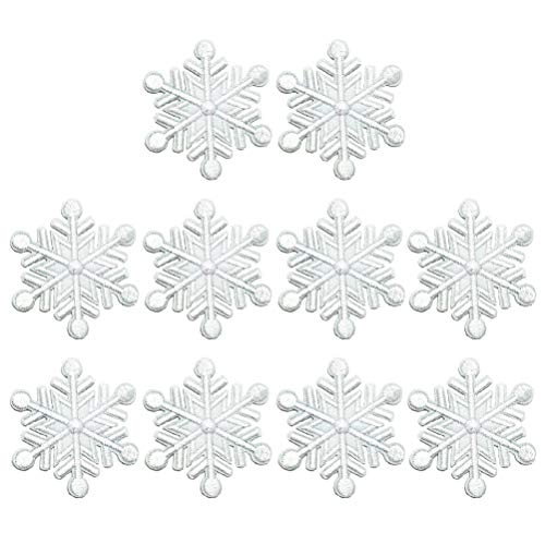 20 Stück Schneeflocken-Flicken zum Aufbügeln, Chenille-Aufnäher, Varsity-Flicken, Weihnachten, bestickte Stoffflicken zum Aufnähen, Applikationen für Kleidung, Hut, Hemd, Tasche, Jeans, 20 Stück Schneeflocken-Flicken zum Aufbügeln, Chenille-Aufnäher, Varsity-Flicken, Weihnachten, bestickte Stoffflicken zum Aufnähen, Applikationen für Kleidung, Hut, Hemd, Tasche, Jeans, von Theaque