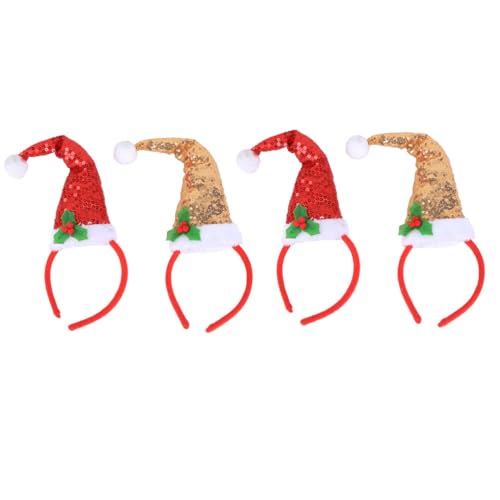 Kinder-Geweih-Stirnband, 4 Stück, Weihnachts-Stirnbänder, Elfenmütze, Weihnachtsbaum-Stirnband, Weihnachtsmannmütze, Stirnband, Kostüm, Stirnbänder für Erwachsene, Kinder, Weihnachten, Urlaub, Party, Kinder-Geweih-Stirnband, 4 Stück, Weihnachts-Stirnbänder, Elfenmütze, Weihnachtsbaum-Stirnband, Weihnachtsmannmütze, Stirnband, Kostüm, Stirnbänder für Erwachsene, Kinder, Weihnachten, Urlaub, Party, von Theaque