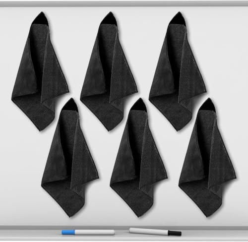Magnetisches Reinigungstuch, trocken abwischbar, für Whiteboards, Whiteboards, Reinigungstücher für trocken abwischbare Tafel, wiederverwendbar, für Klassenzimmer, Zuhause, Büro, Schwarz, 25,4 x 25,4 Magnetisches Reinigungstuch, trocken abwischbar, für Whiteboards, Whiteboards, Reinigungstücher für trocken abwischbare Tafel, wiederverwendbar, für Klassenzimmer, Zuhause, Büro, Schwarz, 25,4 x 25,4 von Theaque