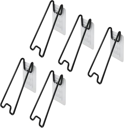 Theaque Selbstklebende Staffelei auf der Rückseite, silberfarben, Metall, für Bilderrahmen, Staffelei, Rückenstütze für Fotomalerei, 13 cm, Schwarz, 5 Stück Theaque Selbstklebende Staffelei auf der Rückseite, silberfarben, Metall, für Bilderrahmen, Staffelei, Rückenstütze für Fotomalerei, 13 cm, Schwarz, 5 Stück von Theaque