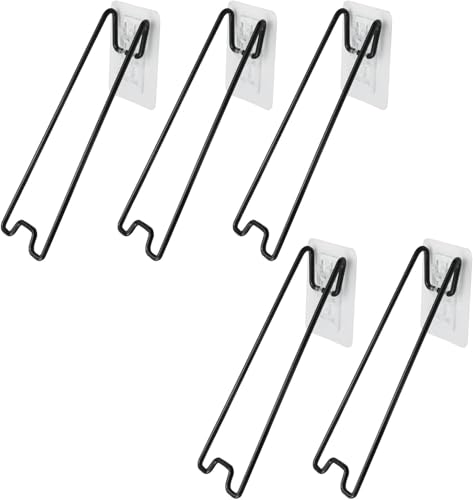 Theaque Selbstklebende Staffelei auf der Rückseite, silberfarben, Metall, für Bilderrahmen, Staffelei, Rückenstütze für Fotomalerei, 18 cm, Schwarz, 5 Stück Theaque Selbstklebende Staffelei auf der Rückseite, silberfarben, Metall, für Bilderrahmen, Staffelei, Rückenstütze für Fotomalerei, 18 cm, Schwarz, 5 Stück von Theaque