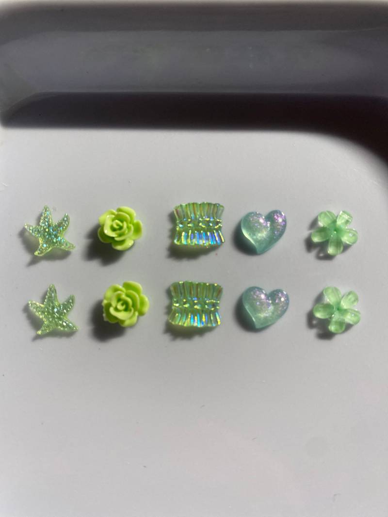 10 Stk 3D Nagel Dekorationen, Diy Basteln N3047 Charms Grün Serie 10 Stk 3D Nagel Dekorationen, Diy Basteln N3047 Charms Grün Serie von Thebestbox66