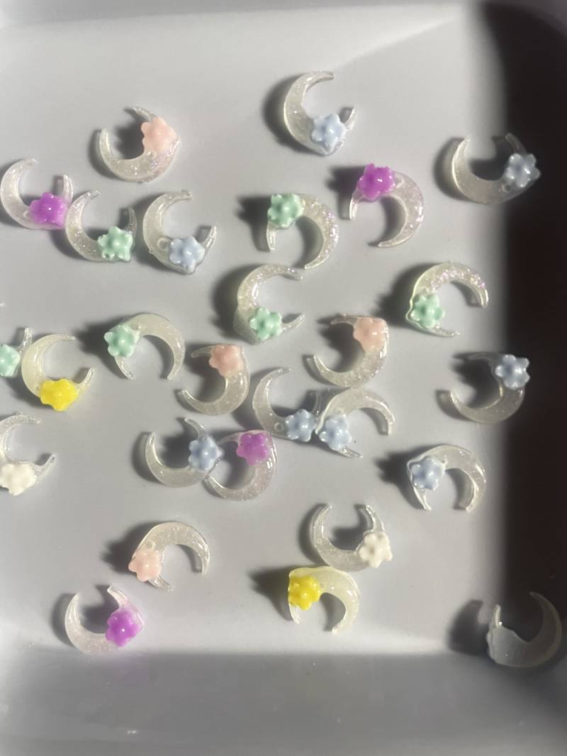 12/30 Stk 3D Nagel Dekorationen, Mondblume Diy Basteln N3096 Charms 12/30 Stk 3D Nagel Dekorationen, Mondblume Diy Basteln N3096 Charms von Thebestbox66