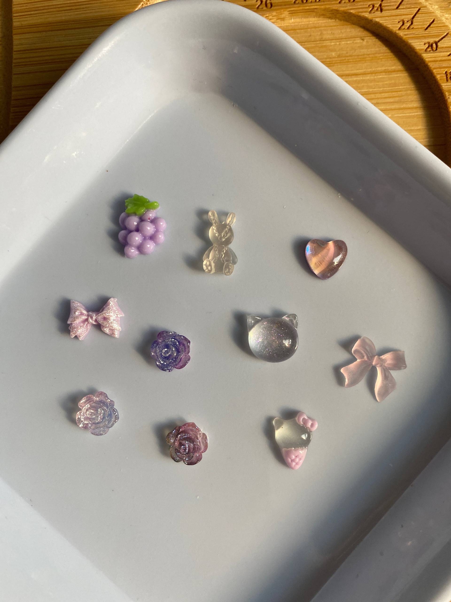 2/10 Stk 3D Nagel Dekorationen, Mix Model , Diy Basteln , Nagel Charms, Weiß Serie N3174 Lila Serie-1 2/10 Stk 3D Nagel Dekorationen, Mix Model , Diy Basteln , Nagel Charms, Weiß Serie N3174 Lila Serie-1 von Thebestbox66