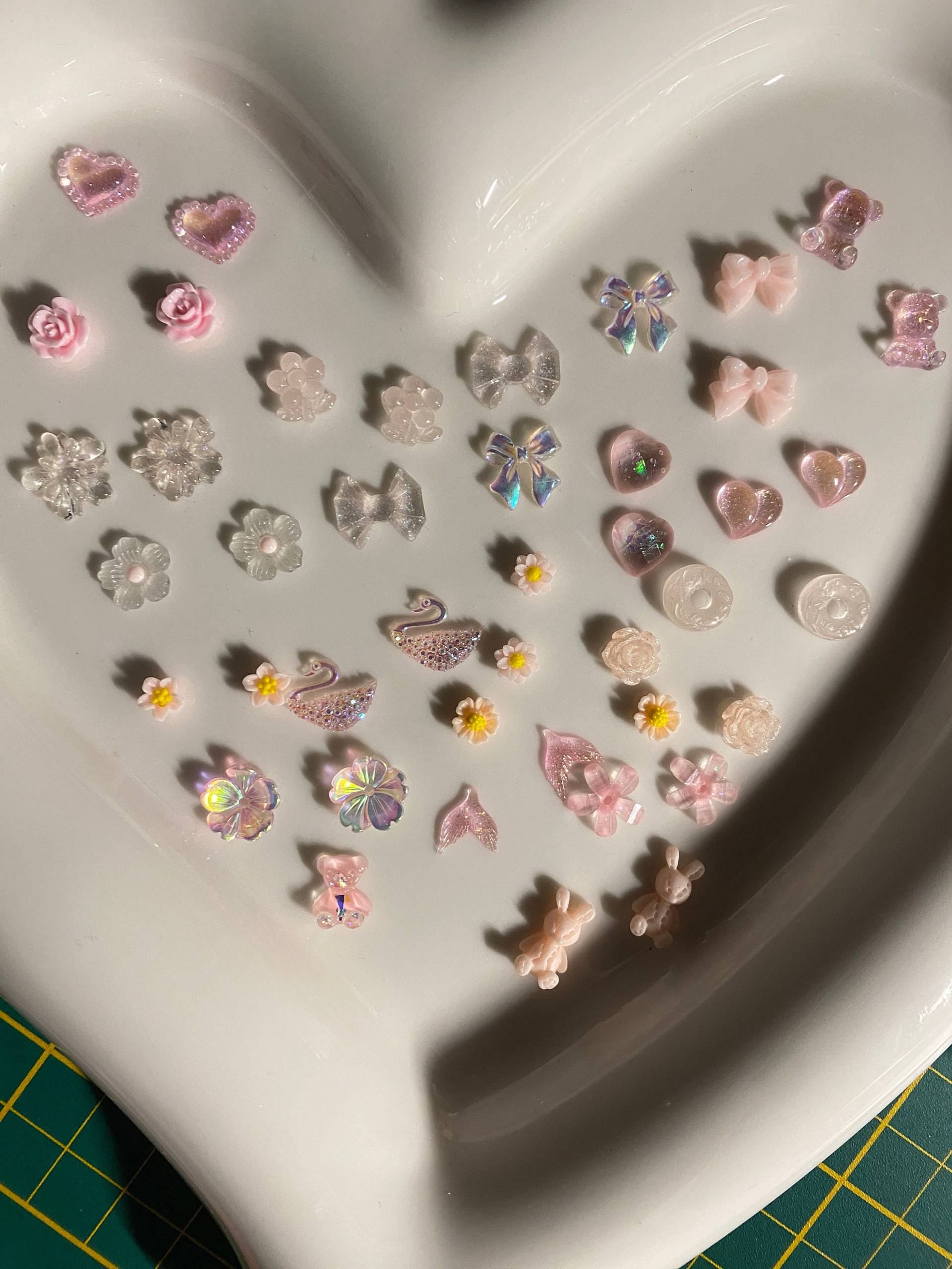 2/50 Stk Mix 3D Nagel Dekorationen, Mix Model, Diy Basteln N3152 Charms Nail Art Rosa Serie 2/50 Stk Mix 3D Nagel Dekorationen, Mix Model, Diy Basteln N3152 Charms Nail Art Rosa Serie von Thebestbox66
