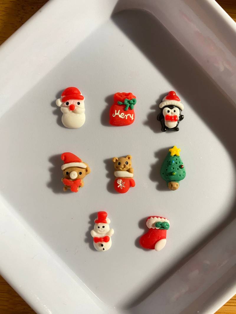 3D Nagel Dekorationen, Weihnachten 8 Model Diy Basteln N007 Charms 3D Nagel Dekorationen, Weihnachten 8 Model Diy Basteln N007 Charms von Thebestbox66