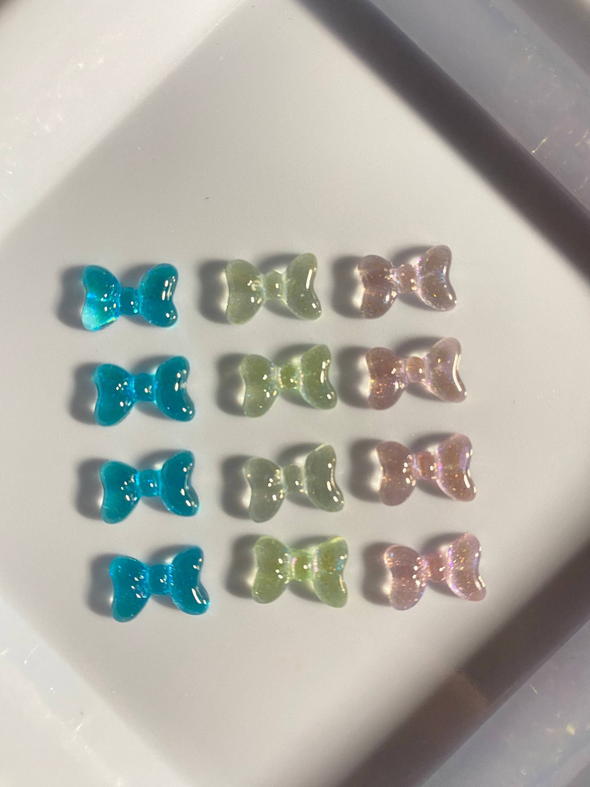 6/12 Stk Schleife Harz 11, 5x8, 0mm 3D Nagel Dekorationen, Diy Basteln N3032 Charms 6/12 Stk Schleife Harz 11, 5x8, 0mm 3D Nagel Dekorationen, Diy Basteln N3032 Charms von Thebestbox66