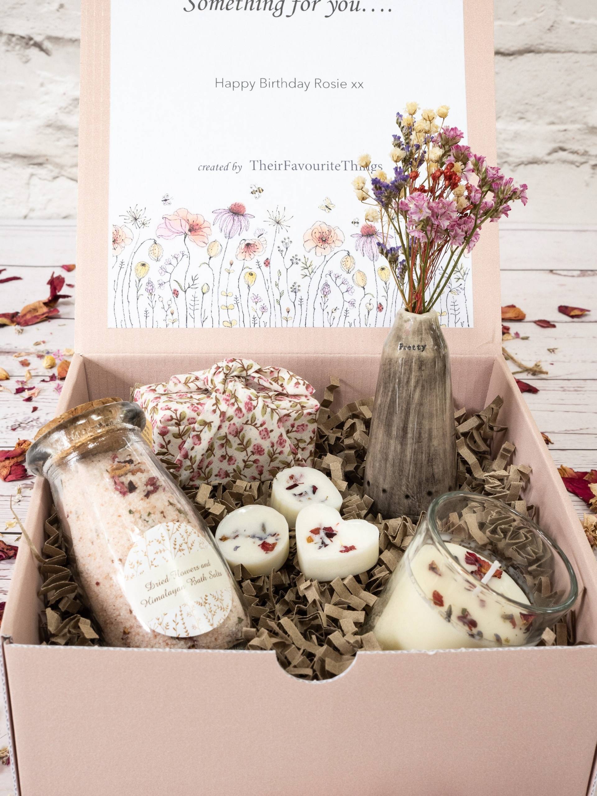 Alles Gute Zum Geburtstag Geschenk Personalisierte Self Care Geschenkbox Gefüllt Handwerker Vegan Beste Freundin Brautjungfer Geschenkset Spa von Theirfavouritethings