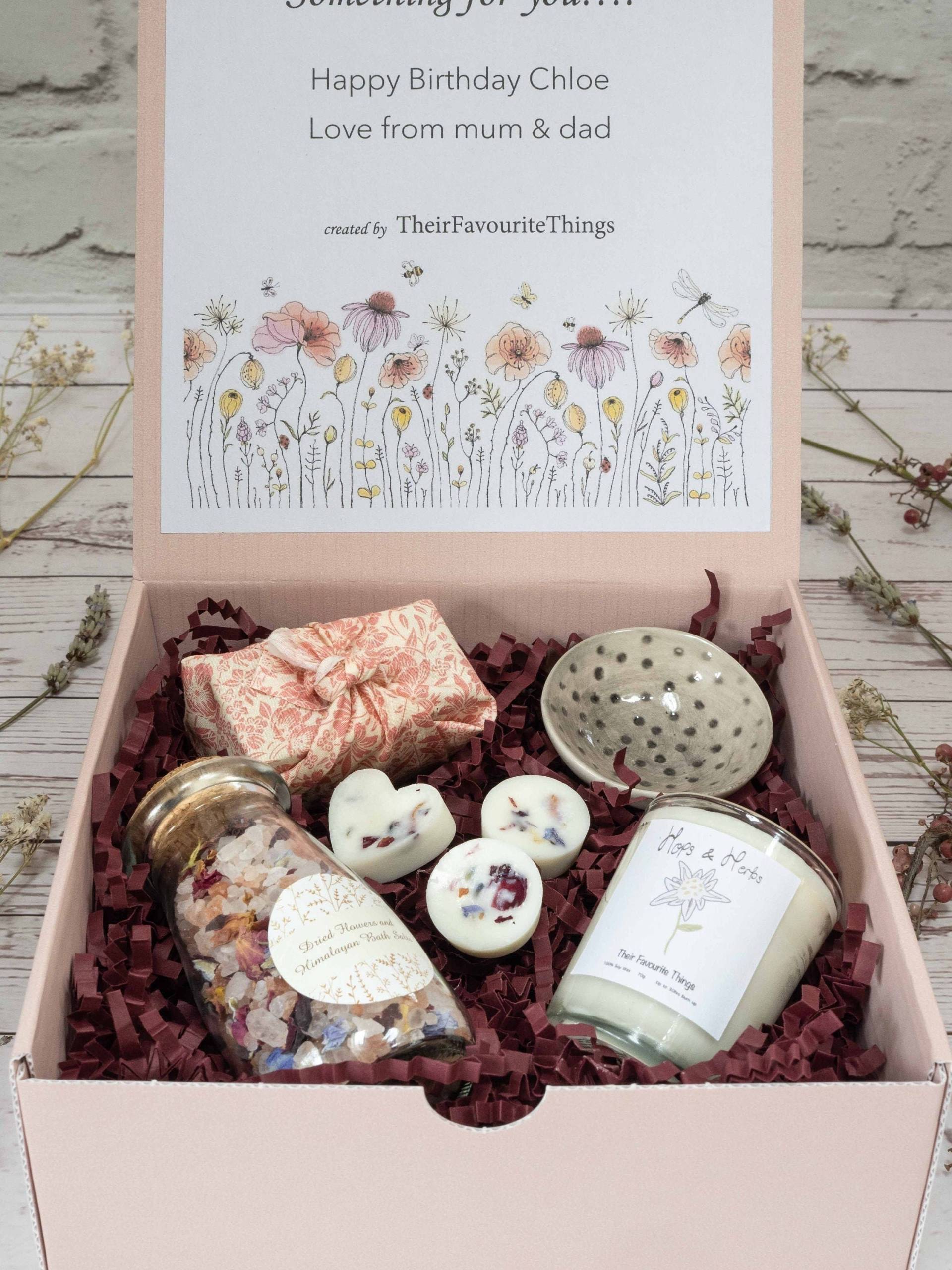 Alles Gute Zum Geburtstag Personalisiertes Geschenk Spezielle Leckerli-Box Gefülltes Handwerker-Vegan-Geschenk Für Sie, Beste Freundin Vorhanden von Theirfavouritethings