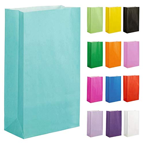 Thepaperbagstore 10 Papiertüten für Partys und Geschenke - Eierschale Blau - 140x245x70mm von Thepaperbagstore