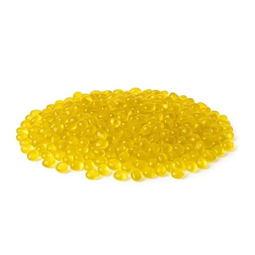 Thermostar Sensory Beads Glass 1 kg – Sensorische Glasperlen in 4 Farben | Taktile Stimulation, Wärme- & Kälteanwendung, desinfizierbar & langlebig (gelb) von Thermostar