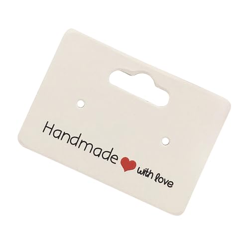 100 Stück stabile Kraftpapier-Ohrring-Präsentationskarten, praktische Schmuck-Organisationskarten, Haushaltszubehör für den täglichen Gebrauch von Thewasc