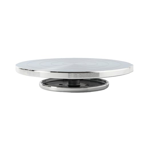 15/20/25/30 cm Töpferscheibe Aluminium Drehteller Ton Werkzeug Doppelseitiger Töpferei Drehteller Skulptur Keramik Kuchenständer von Thewasc