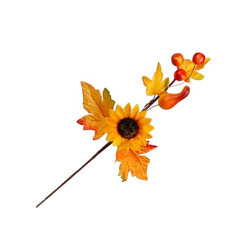 2 Stück Herbstdekoration, künstliche Ahornblätter, Blumenarrangement, saisonale Tischaufsätze, Erntedankfest, Tischdekoration von Thewasc