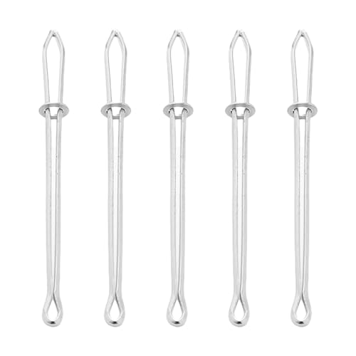 5 Stück elastische Einfädler Kordelzug Einfädler Pinzette Einfach Schnell Einführen Seilclip für Hoodies Hosen Anfänger Elastisch 5 Stück elastische Einfädler Kordelzug Einfädler Pinzette Einfach Schnell Einführen Seilclip für Hoodies Hosen Anfänger Elastisch von Thewasc