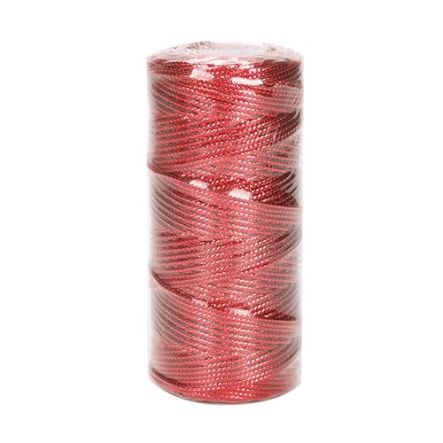 Dekorative Wickelschnur, 90 m, Metallic, Bäckergarn zum Verpacken von Bastelarbeiten, Weihnachten Dekorative Wickelschnur, 90 m, Metallic, Bäckergarn zum Verpacken von Bastelarbeiten, Weihnachten von Thewasc