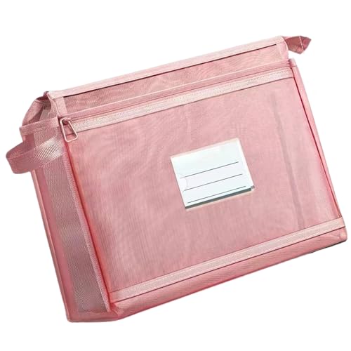 Doppelschichtige Dokumenten-Organizer-Tasche mit Etikettenfenster, transparente Dokumentenmappe, Dokumentenmappe, 32 x 26 x 6 cm, Bleistiftbeutel Doppelschichtige Dokumenten-Organizer-Tasche mit Etikettenfenster, transparente Dokumentenmappe, Dokumentenmappe, 32 x 26 x 6 cm, Bleistiftbeutel von Thewasc