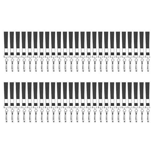 Flat Neck Lanyard Für Badge Black Lanyard Mit Klar von Thewasc