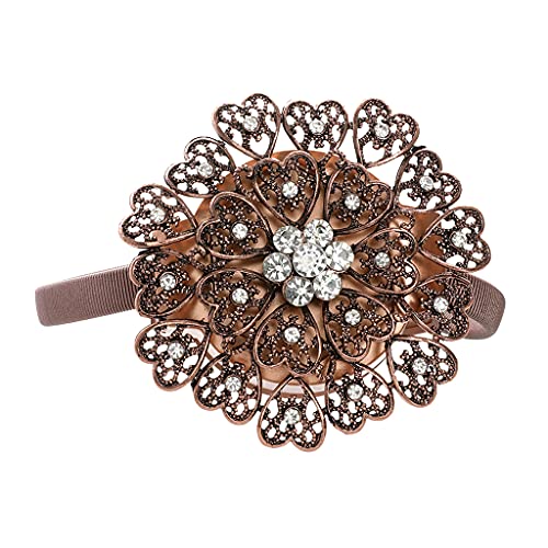 Funkelnde Blumen-Vorhang-Raffhalter, dehnbare Vorhangschnallen-Clips, Federdraht-Vorhanghalter für Dekoration, Zuhause von Thewasc
