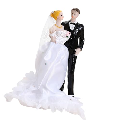 Handgefertigte Hochzeitstorten-Skulptur für Braut und Bräutigam, Kunstharz, Jahrestag, für Tischdekoration, Heimdekoration, elegante Zeremonie, Kuchendekoration Handgefertigte Hochzeitstorten-Skulptur für Braut und Bräutigam, Kunstharz, Jahrestag, für Tischdekoration, Heimdekoration, elegante Zeremonie, Kuchendekoration von Thewasc