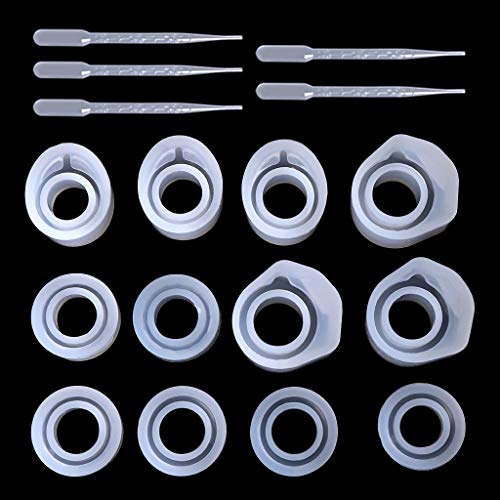 Harzformen für Schmuckringe, Silikon-Gießformen für Harzringe, Schmuck, Silikonform für Epoxidharz Harzformen für Schmuckringe, Silikon-Gießformen für Harzringe, Schmuck, Silikonform für Epoxidharz von Thewasc