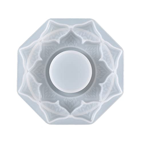 Harzhalter Silikonformen Kristallform Halter Blume Teelicht Harz Home Decor von Thewasc