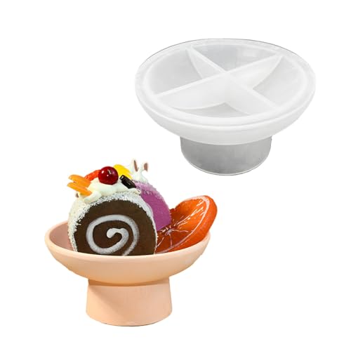 Kreative Silikonform mit hohem Fuß, Epoxidharz, Obsttablett, elegante Tischdekoration, einzigartige Geschirrform Kreative Silikonform mit hohem Fuß, Epoxidharz, Obsttablett, elegante Tischdekoration, einzigartige Geschirrform von Thewasc