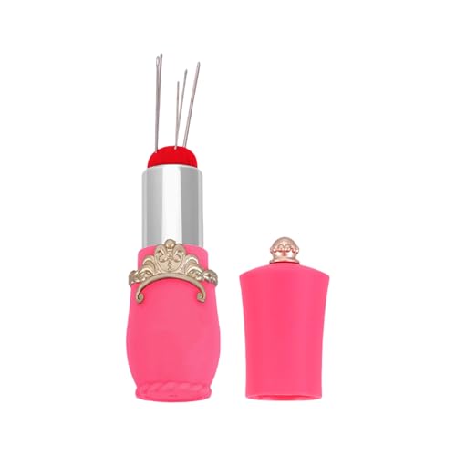 Lippenstiftform Nähstifthalter Tragbarer Nähstiftkissen Nähnadel Aufbewahrungsbox Für Nähen Von Nadel Quiltstift von Thewasc