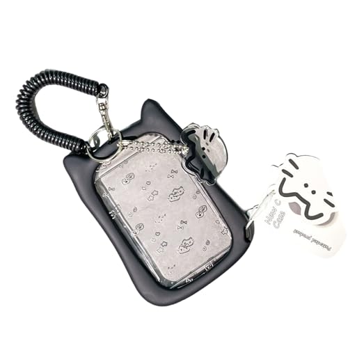 Photokardkoffer Katzen Ohrhörer Keychain Card Sleeve Bus Protector Schöne Abdeckungen Buskarte Schöne Katzen Ohrhülle Kreativ von Thewasc