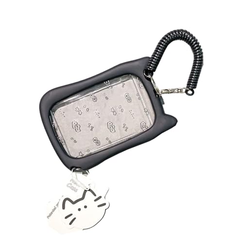 Photokardkoffer Katzen Ohrhörer Keychain Card Sleeve Bus Protector Schöne Abdeckungen Buskarte Schöne Katzen Ohrhülle Kreativ von Thewasc