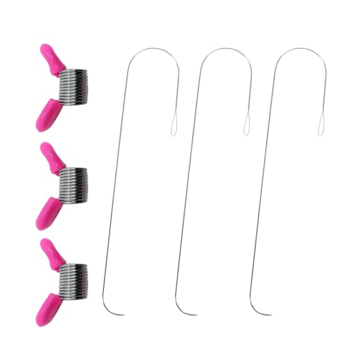 Set mit 4 großen Perlennadeln mit Federschnur, ideal für kleine Perlen und Schmuckliebhaber Set mit 4 großen Perlennadeln mit Federschnur, ideal für kleine Perlen und Schmuckliebhaber von Thewasc