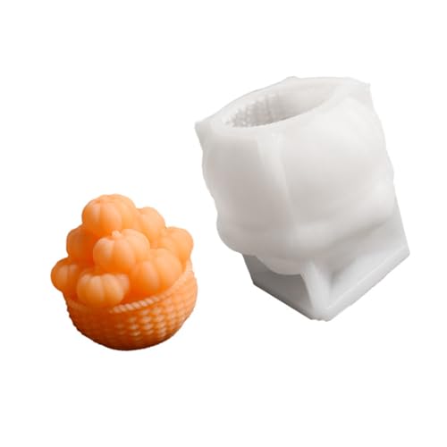Silikonform in Kürbisform für Seife, Basteln, Halloween-Dekorationen, Backwerkzeug, Silikonformen für Epoxidharz-Bastelarbeiten von Thewasc