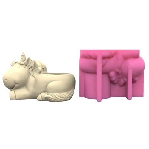 Silikonform mit Einhörnern, Blumentöpfen, 3D-Tiervase, Epoxidharz, Pflanzgefäß, Zement, Stifthalter, zur Herstellung von Formen, Dekoration Silikonform mit Einhörnern, Blumentöpfen, 3D-Tiervase, Epoxidharz, Pflanzgefäß, Zement, Stifthalter, zur Herstellung von Formen, Dekoration von Thewasc