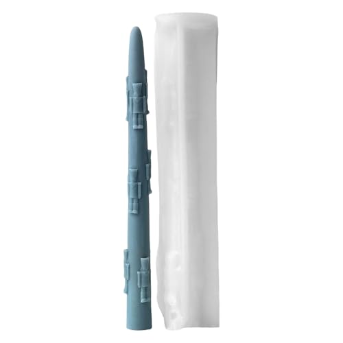 Silikonform mit Weihnachtsmotiv zur Herstellung von Säulenseife und Epoxidharz, professionelle Silikonform von Thewasc