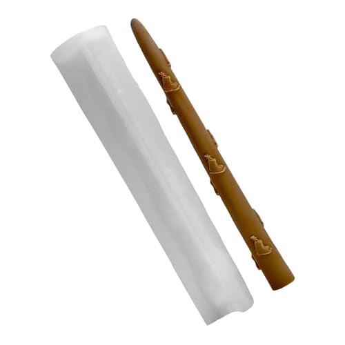 Silikonform mit Weihnachtsmotiv zur Herstellung von Säulenseife und Epoxidharz, professionelle Silikonform von Thewasc