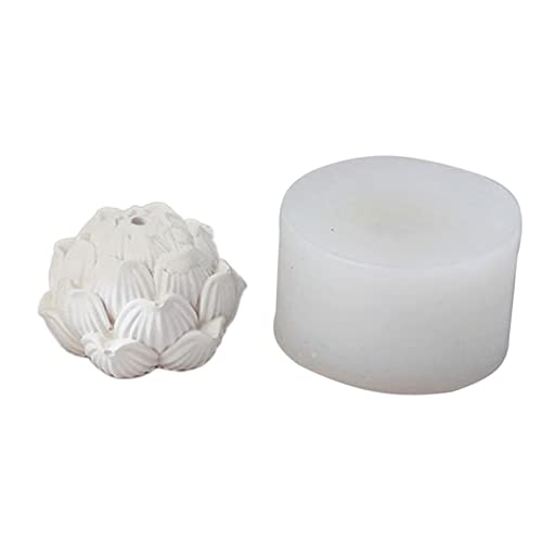 Silikonharzform für Stäbchenhalter, Gips, Kerzenständer-Formen für Epoxid-Gießharz-Formen von Thewasc
