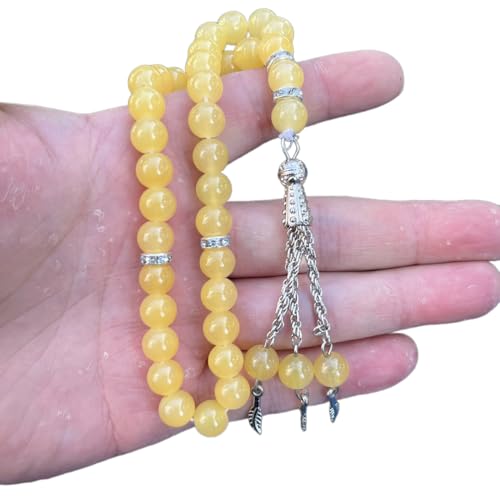Tasbih Gebets-Rosenkranz-Perlen, modisch, dekorative Quasten, Religionsschmuck, Partyzubehör, 33 Stück Tasbih Gebets-Rosenkranz-Perlen, modisch, dekorative Quasten, Religionsschmuck, Partyzubehör, 33 Stück von Thewasc