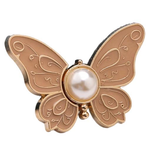 Thewasc 1/6 Stück Schmetterling Jeans Taille Schnalle Knopf Pins Nicht Nähen erforderlich Jeans Knopf Pin Hosen Taillenspanner von Thewasc