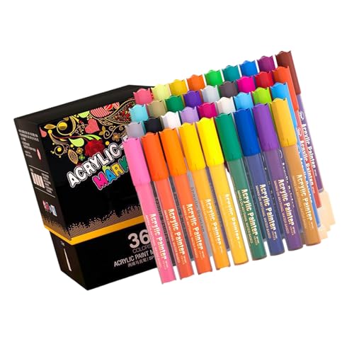 Thewasc Acrylmarker Wasserfest Schnelle Trockene Acryl Lack Stiftkünstler Kunstmarker Für Scrapbooking Kunstmalerei Marker Thewasc Acrylmarker Wasserfest Schnelle Trockene Acryl Lack Stiftkünstler Kunstmarker Für Scrapbooking Kunstmalerei Marker von Thewasc