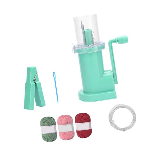 Thewasc Armbänder Strickwerkzeug Strickmaschine Handbetriebene Schnur Stricken Armbänder Weben Maschine mit Garn Nadel Schnur Flechtgerät von Thewasc