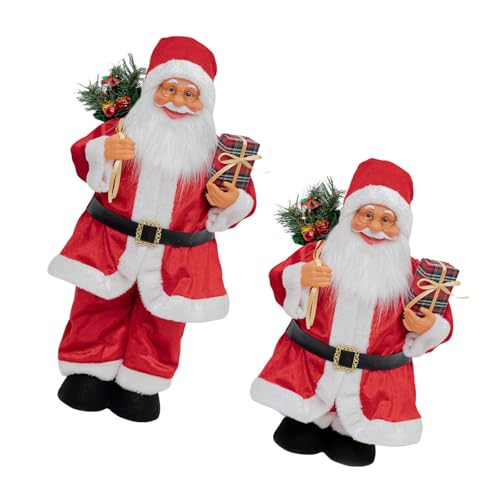 Thewasc Dehnbare Weihnachtsmann-Dekoration für den Innenbereich, saisonale Dekoration, mit Stoffkonstruktion, Teleskop-Weihnachtsmann, Heimdekoration Thewasc Dehnbare Weihnachtsmann-Dekoration für den Innenbereich, saisonale Dekoration, mit Stoffkonstruktion, Teleskop-Weihnachtsmann, Heimdekoration von Thewasc