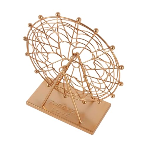 Thewasc Dekoratives, modernes Metall-Rad mit drehbarem Rad, Tischdekoration, Ornament für Zuhause, Büro und Eingangsbereich, Kunstdekorationen Thewasc Dekoratives, modernes Metall-Rad mit drehbarem Rad, Tischdekoration, Ornament für Zuhause, Büro und Eingangsbereich, Kunstdekorationen von Thewasc