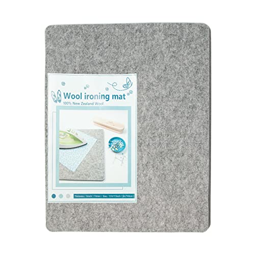 Thewasc Filz-Bügelbrett, Wollpressmatte, tragbare Woll-Bügelmatte, Nähzubehör, für Quilt-Projekte, Handwerk von Thewasc